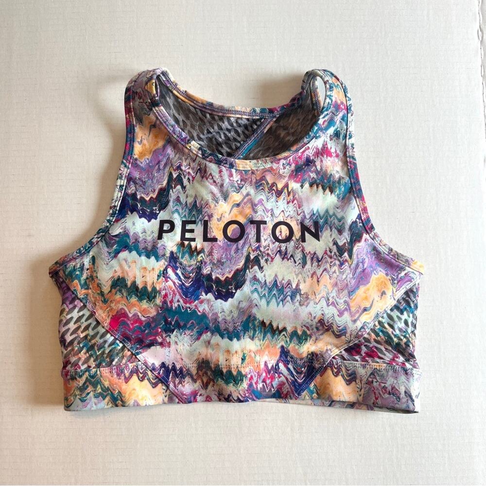 Peloton Colorful High Neck Sports Bra